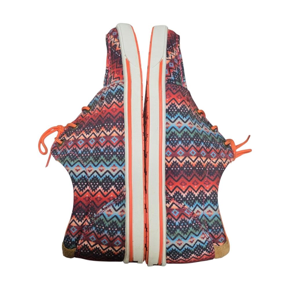 Hooey Twisted X Womens 10M Aztec Tribal Lace Up Casual Shoes Southwest Boho - Picture 4 of 6